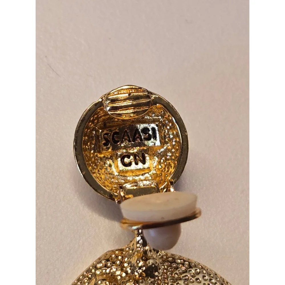 Women's Scaasi Gold Earrings, One Size